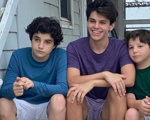 Griffin Santopietro with his Brothers