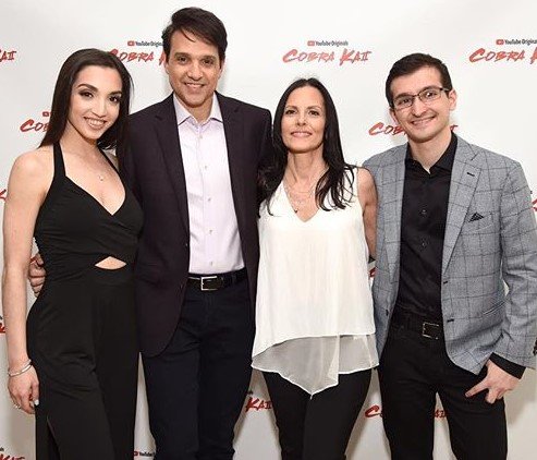 Ralph Macchio with his Family