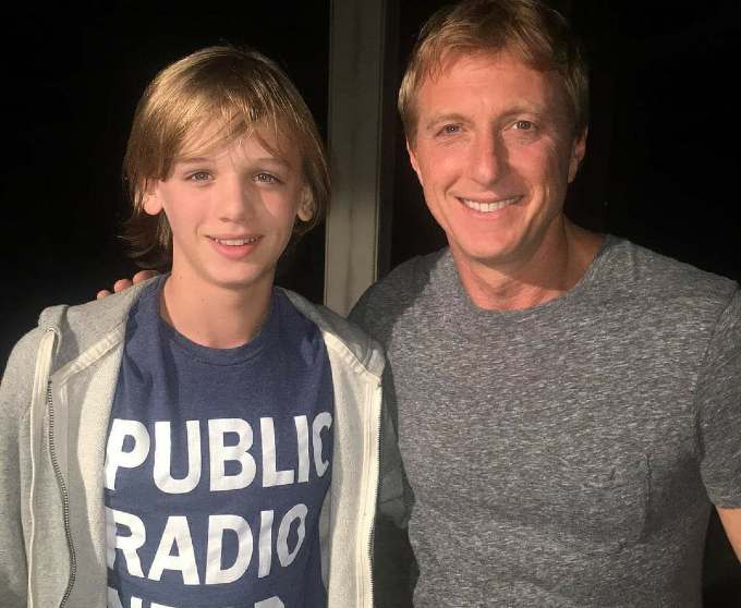 William Zabka Son in Cobra Kai